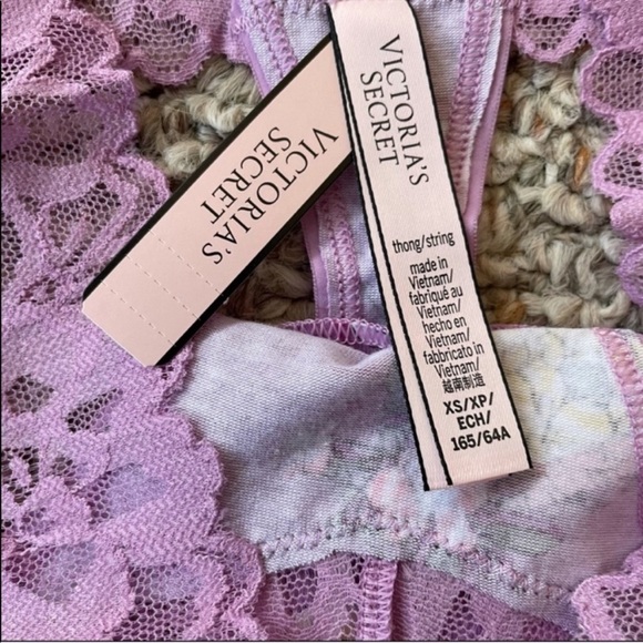 FINAL SALE! Victoria’s Secret lace waist cotton thong panties - Picture 7 of 7